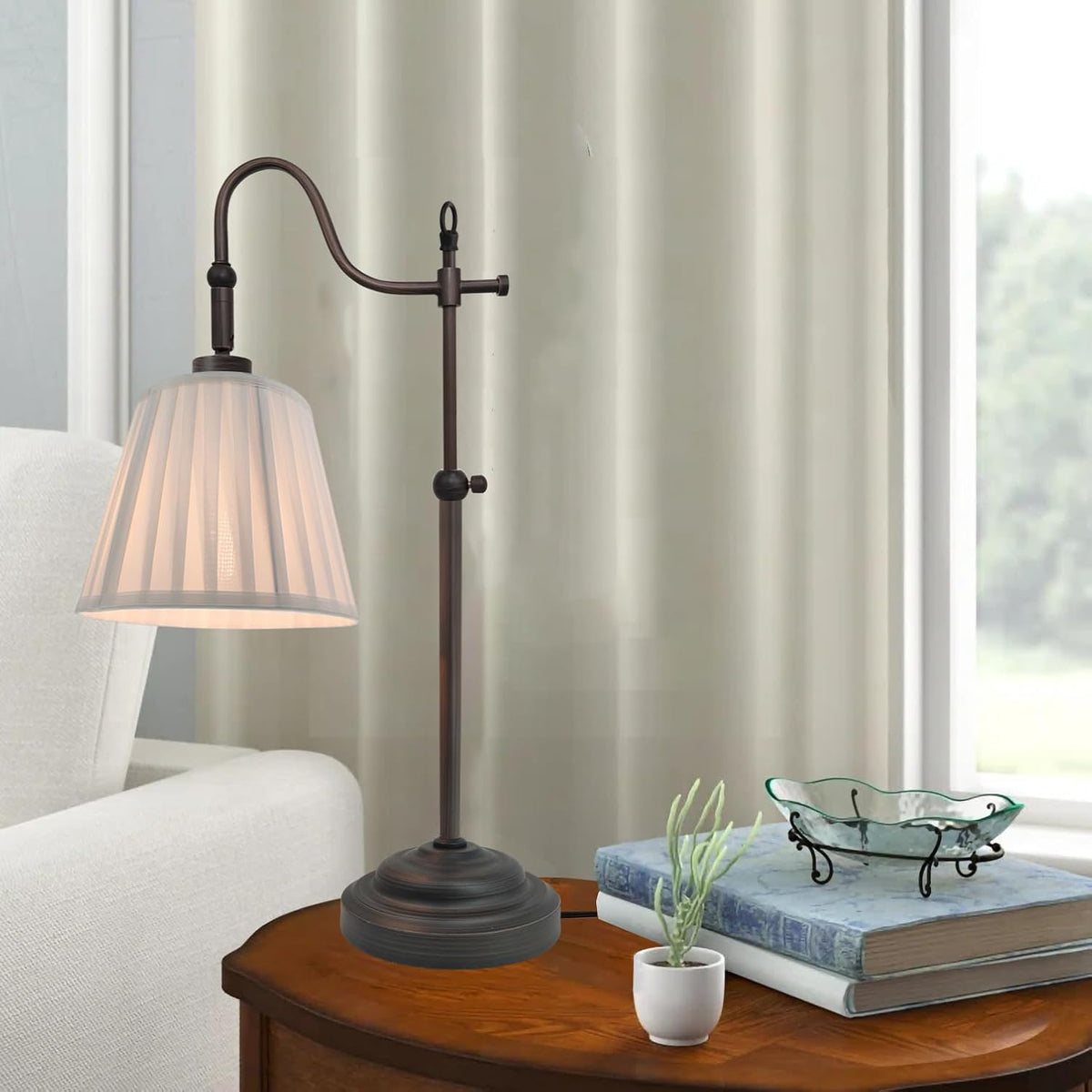 Arched Bankers Desk Table Lamps