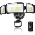100W 3‑Head Motion Sensor Security Flood Lights