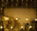 200 LED Warm White Curtain String Lights