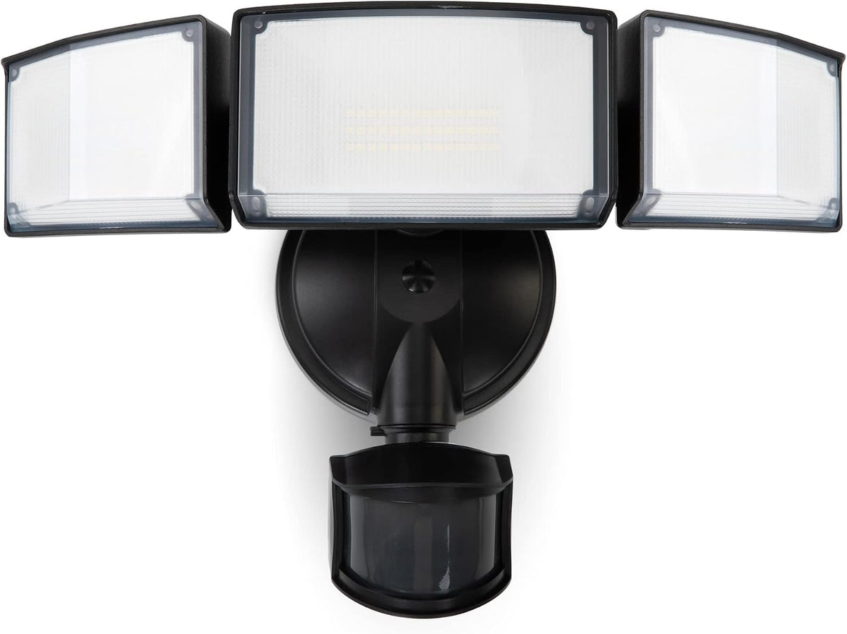 72W 3‑Head Motion‑Sensor Security Flood Lights