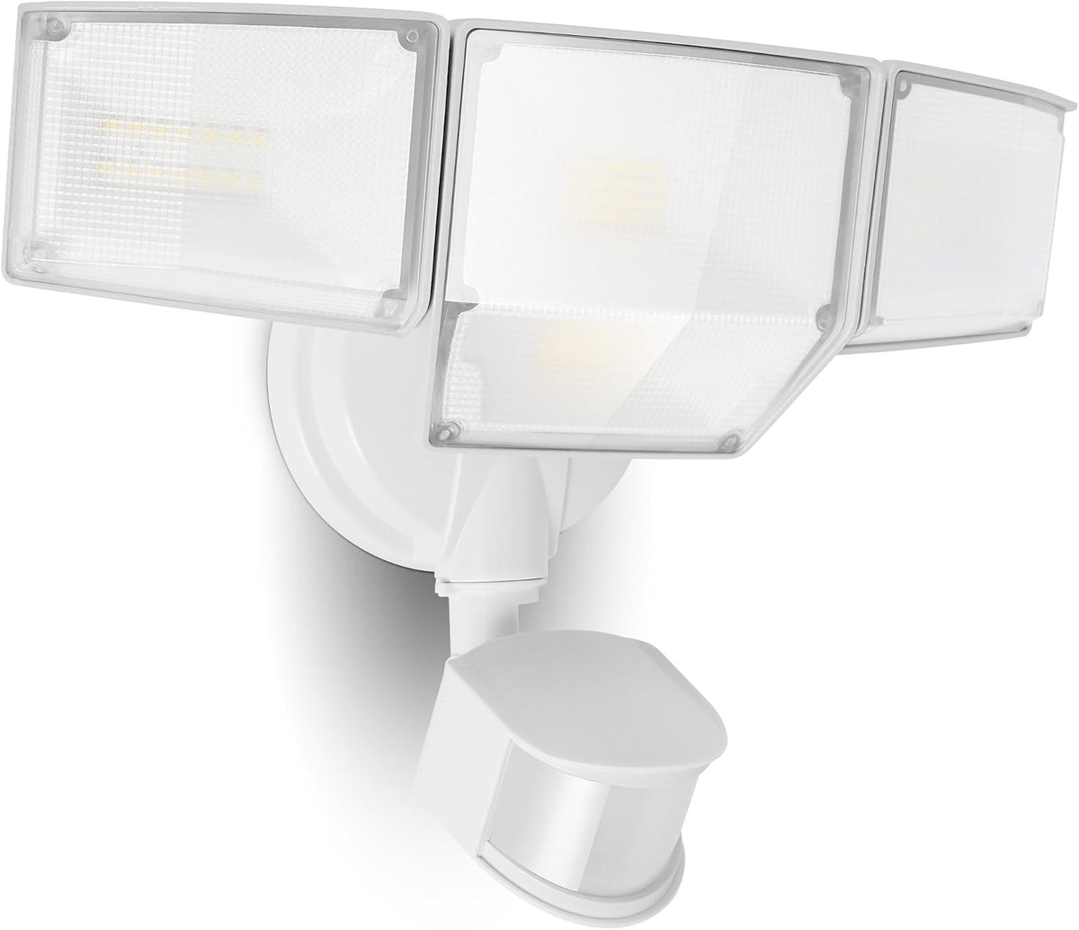 80W 4‑Head Motion‑Sensor Security Flood Lights