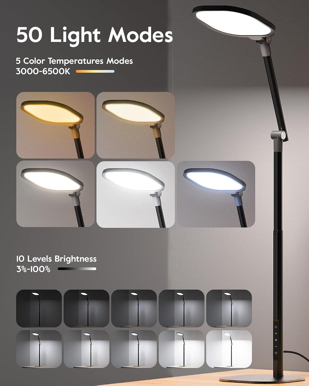 Tall LED Desk Lamps