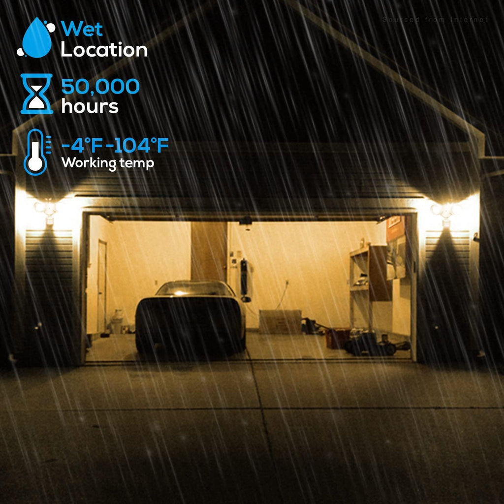 Bronze Motion‑Sensor LED Security Light