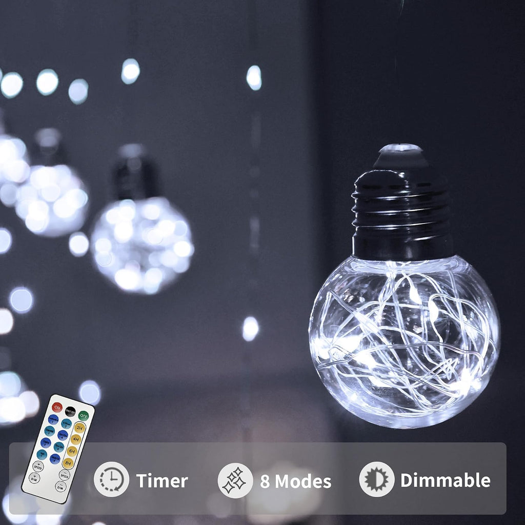 200 LED Curtain String Lights