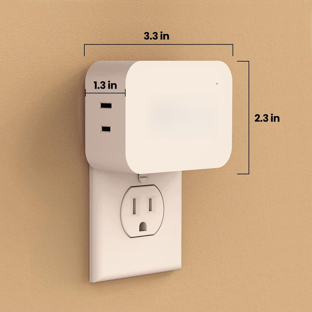 Dual‑Outlets Smart Dimmer Plug