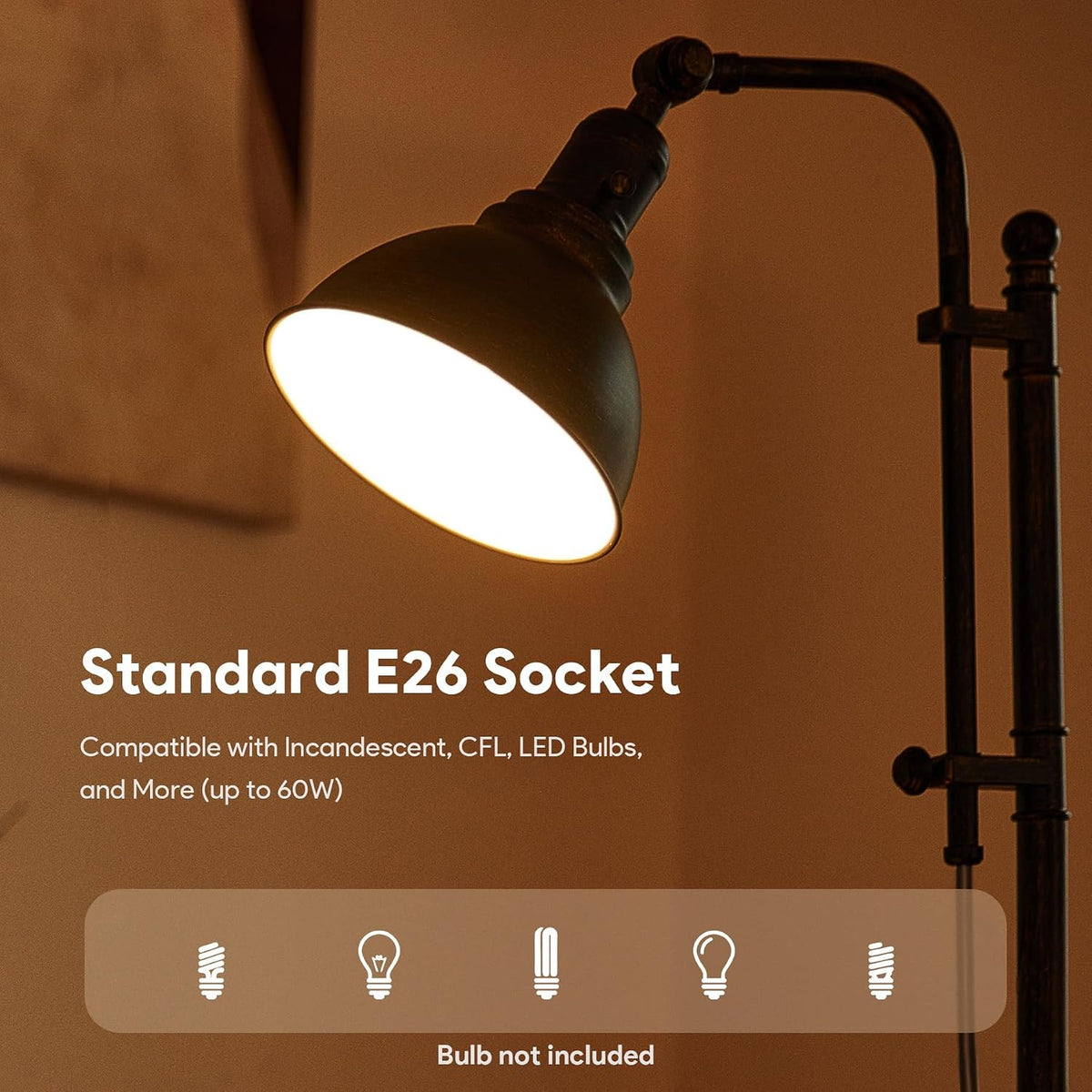 Rustic Adjustable Desk Lamp