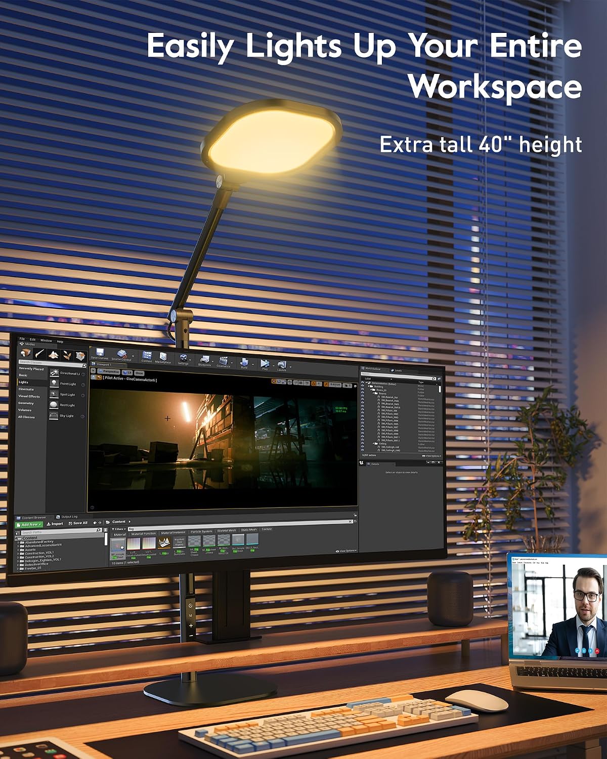 Tall LED Desk Lamps