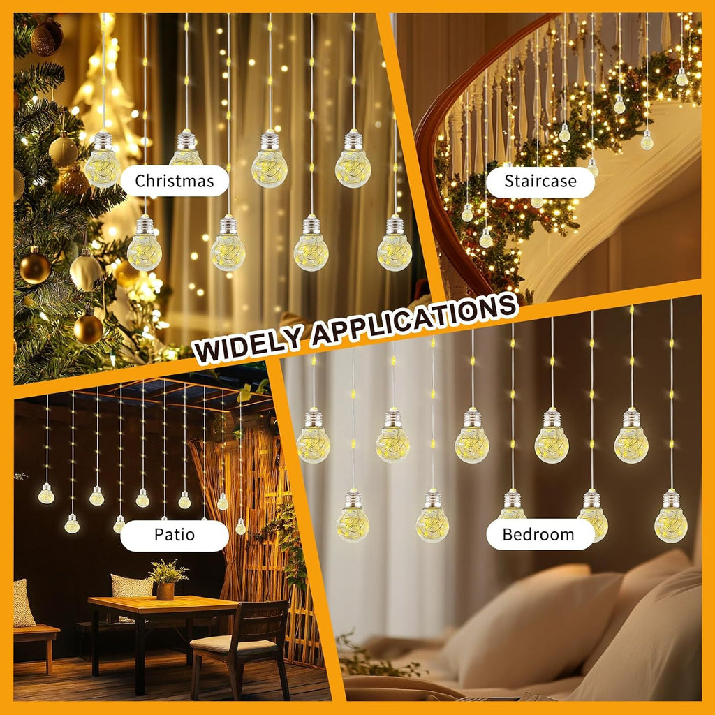Ball Curtain Lights with Remote