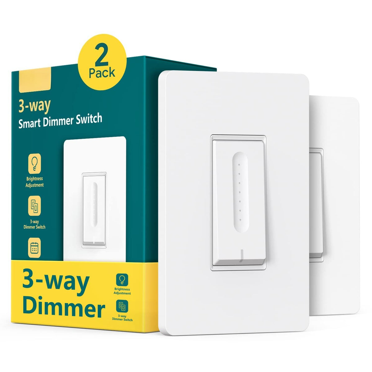 3 Way Smart Dimmer Switch 2 Pack