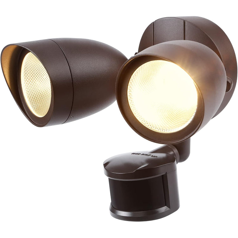 Bronze Motion‑Sensor LED Security Light