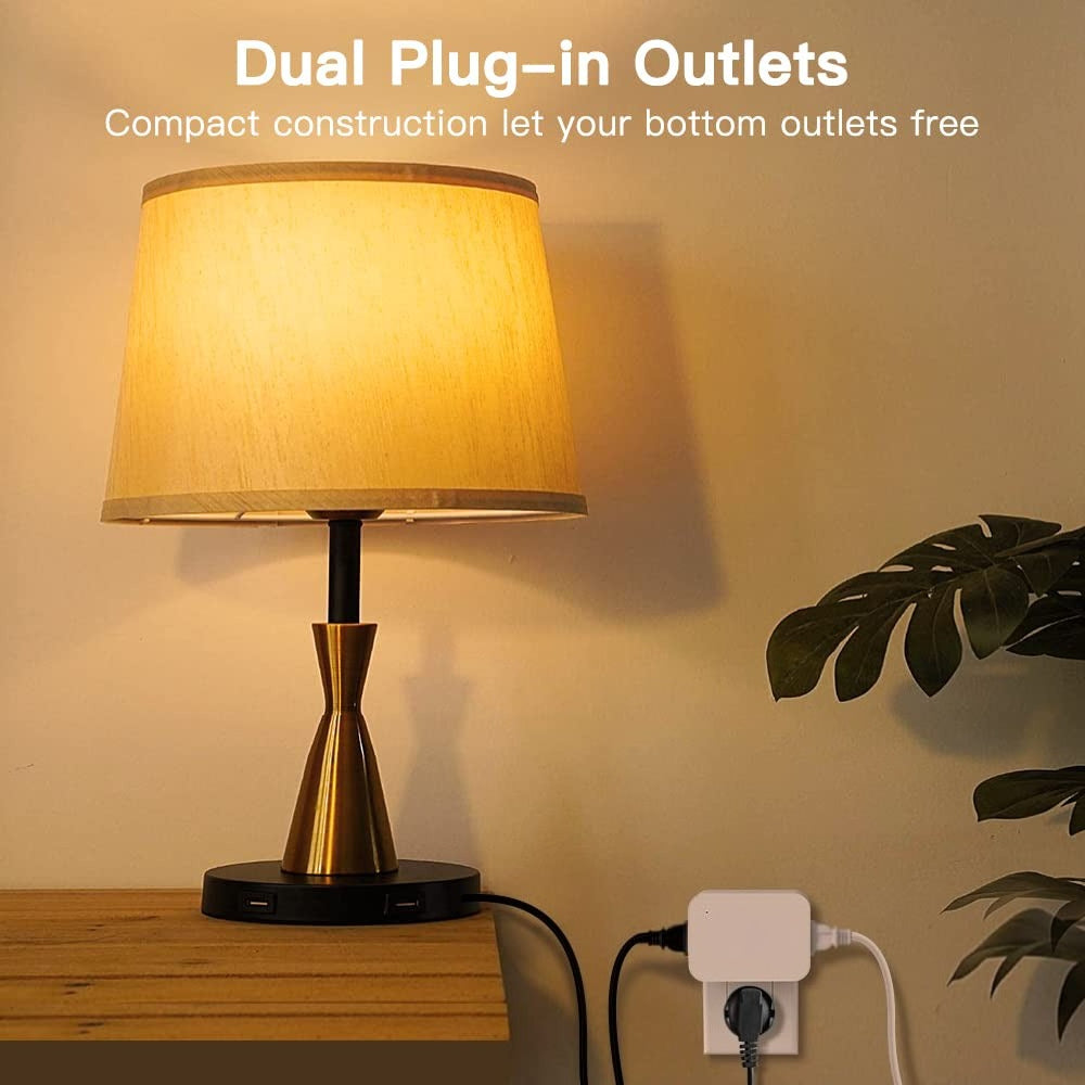 Dual‑Outlets Smart Dimmer Plug